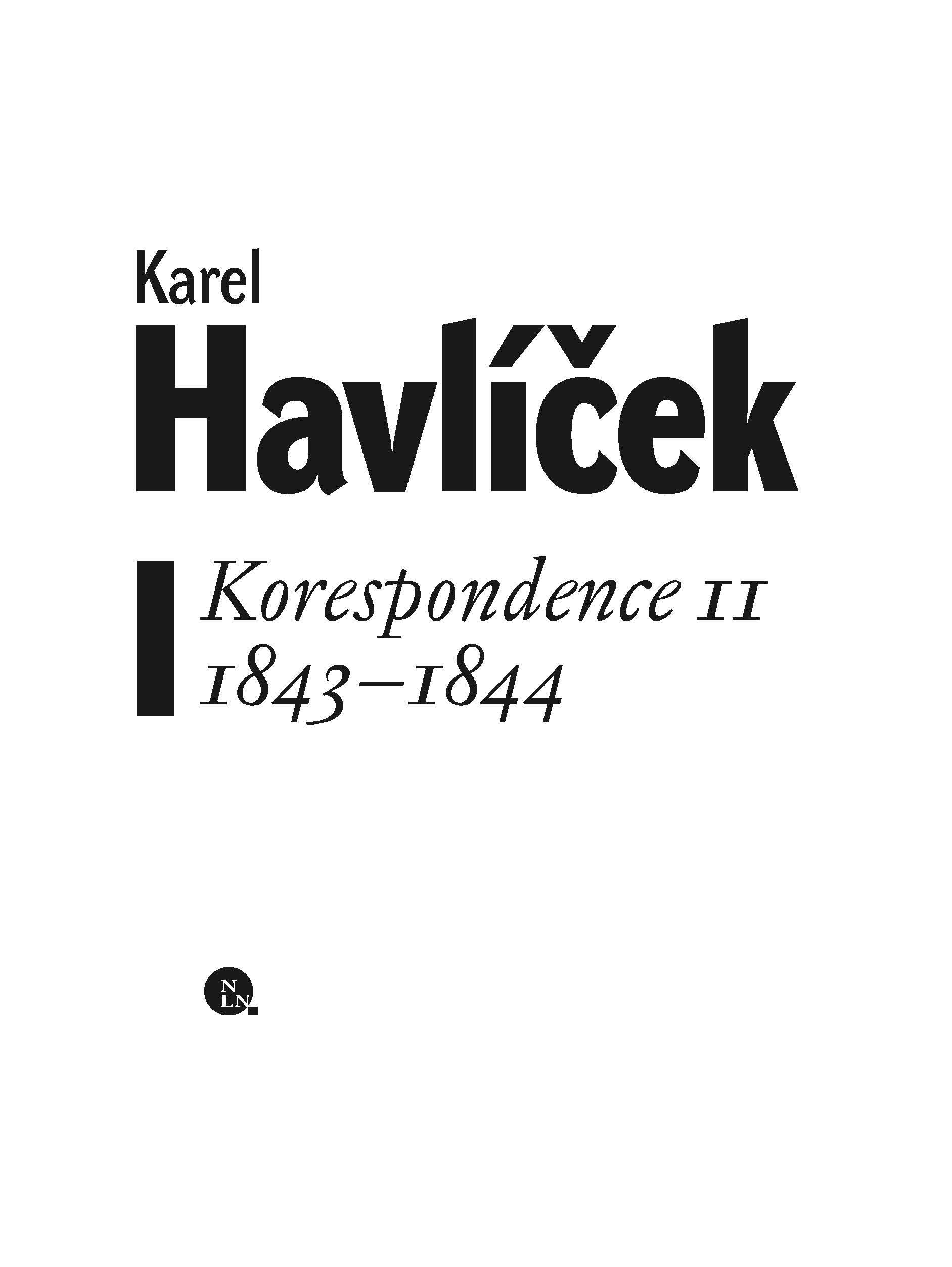 Korespondence II 1843–1844 ukázka-1