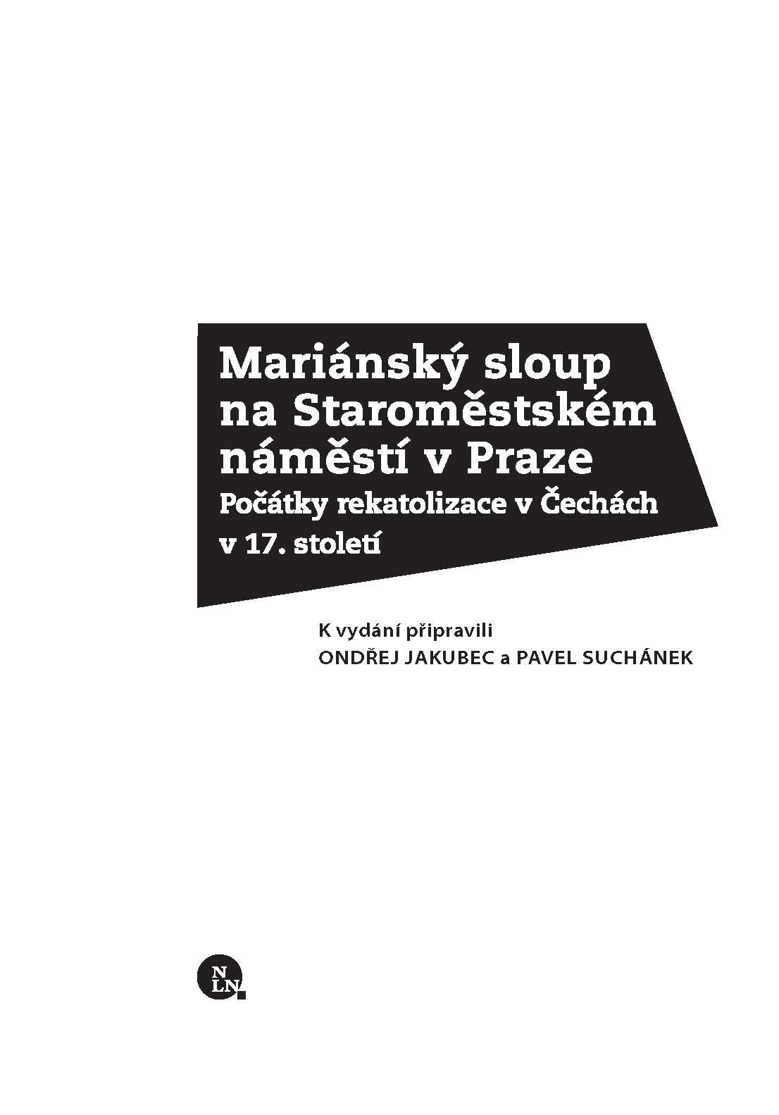 Mariánský sloup na Staroměstském náměstí v Praze ukázka-1